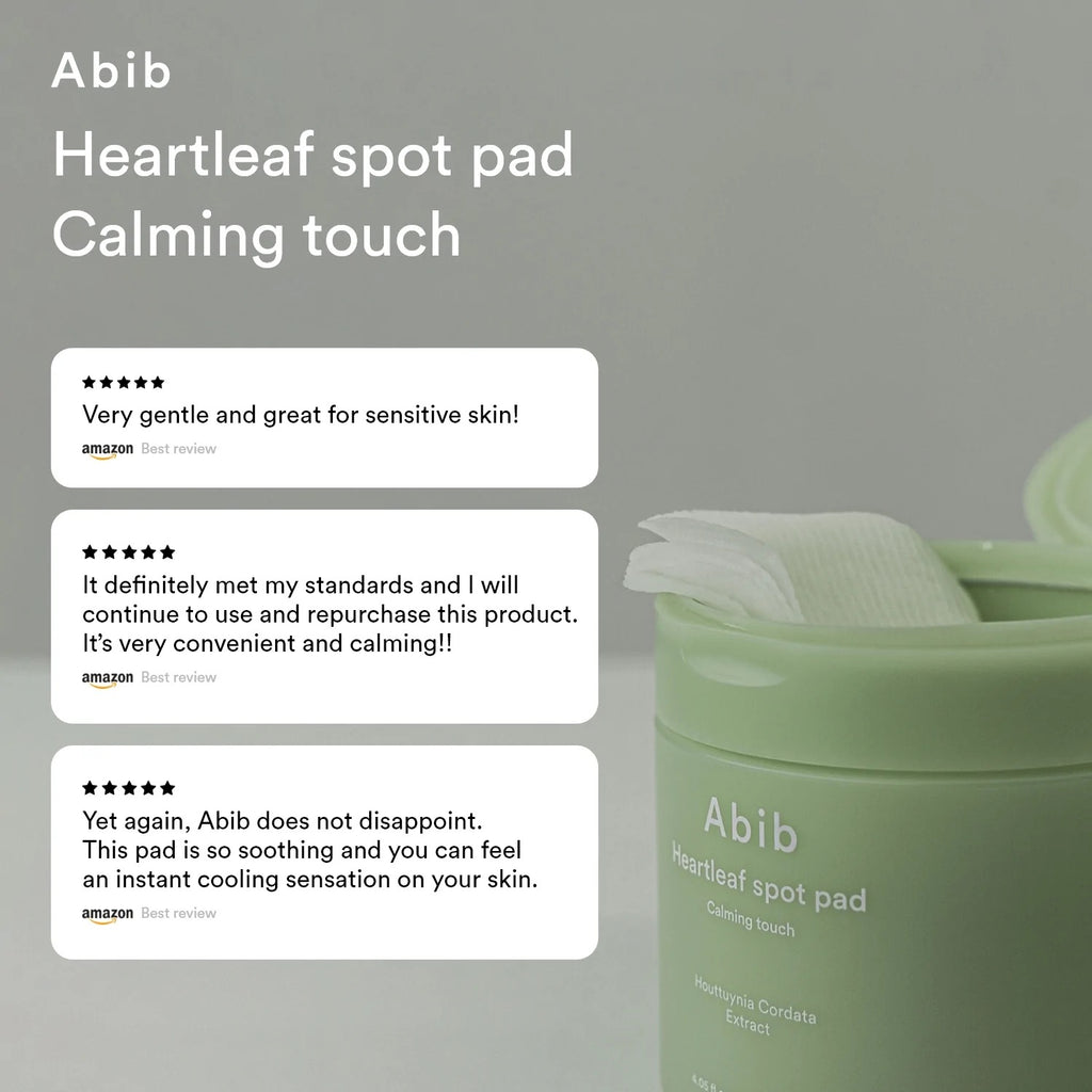 Abib Heartleaf spot pad Calming touch - 150ml. 80 pads