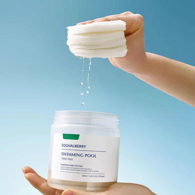 EQQUALBERRY Swimming Pool Toner Pads 220ml (70 pads)