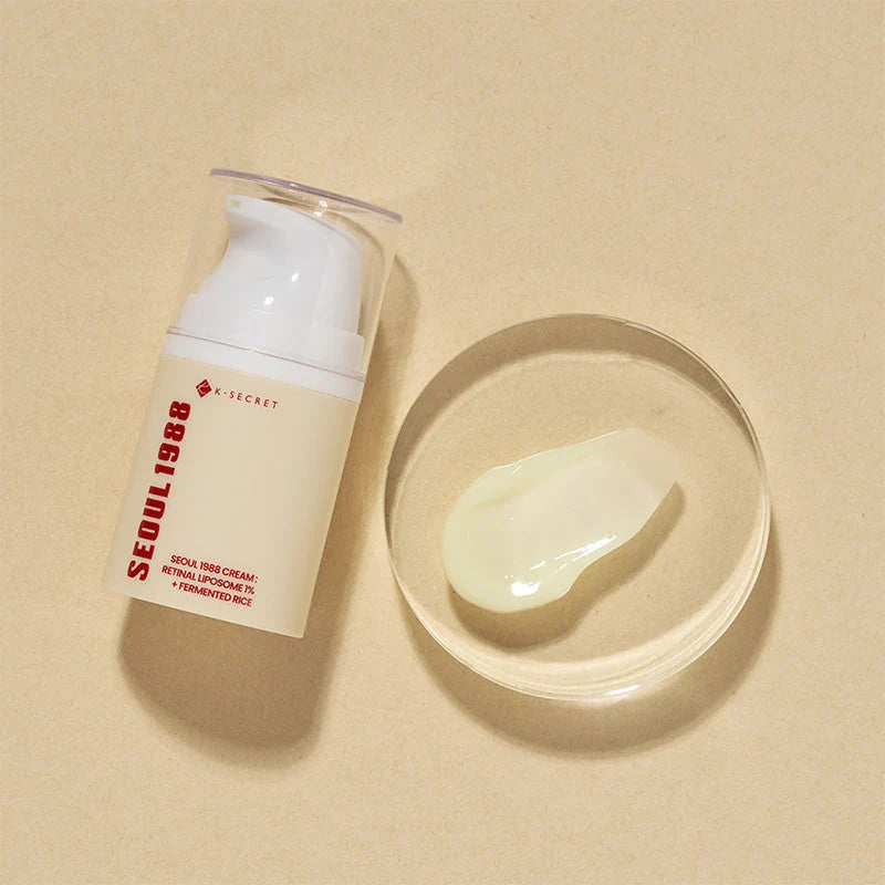 K‑SECRET SEOUL 1988 Cream: Retinal Liposome 1% + Fermented Rice 50ml