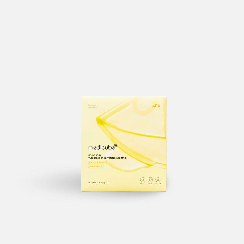 Medicube Kojic Acid Tumeric Brightening Gel Mask (4pcs)