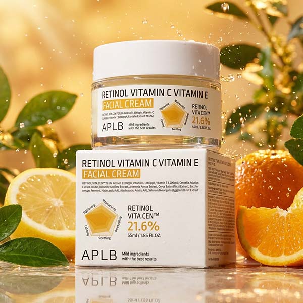 APLB Retinol Vitamin C Vitamin E Facial Cream 55ml