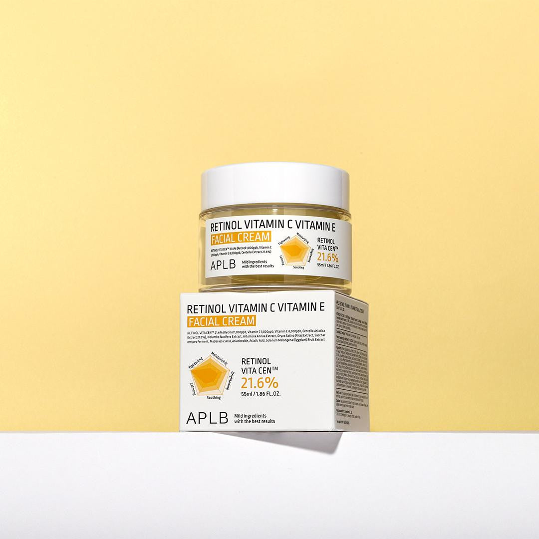 APLB Retinol Vitamin C Vitamin E Facial Cream 55ml