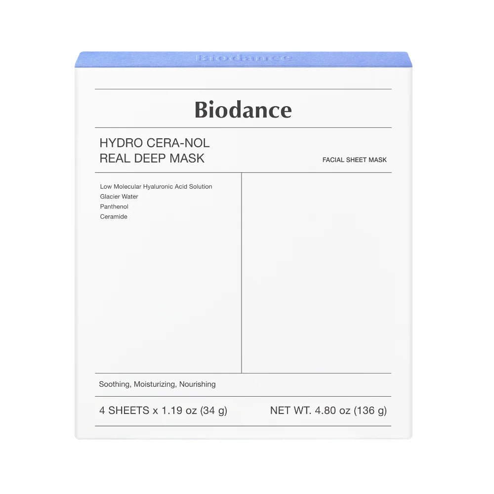 Biodance Hydro Cera-Nol Real Deep Mask (4 Masks)