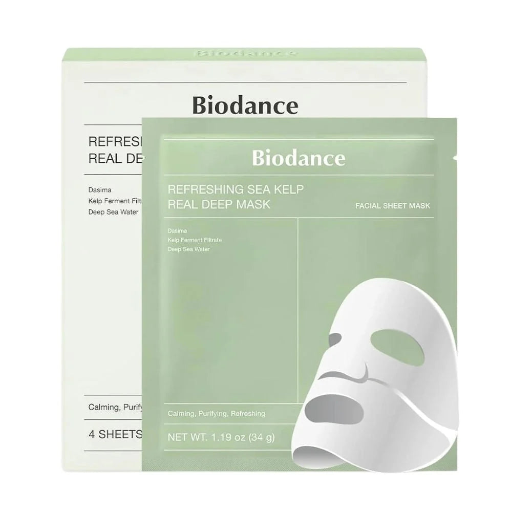 Biodance Refreshing Sea Kelp Real Deep Mask (4 Masks)