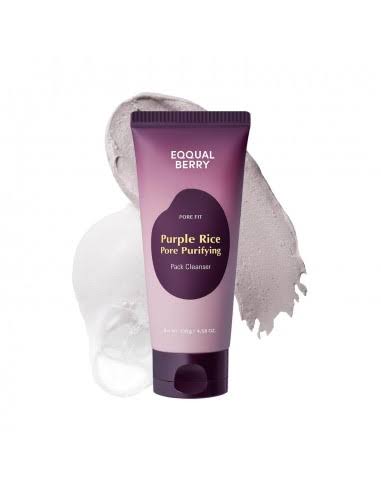 EQQUALBERRY Purple Rice Pore Purifying Pack Cleanser 130g