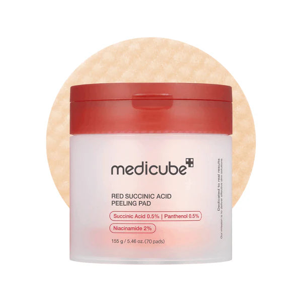 Medicube Red Succinic Peeling Pad (70 pads) 155g