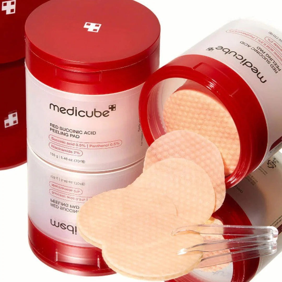 Medicube Red Succinic Peeling Pad (70 pads) 155g